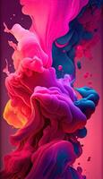 Abstract watercolor color background. photo