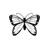 Butterfly vector icon. insect illustration sign. moth symbol.