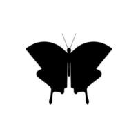 mariposa vector icono. insecto ilustración signo. polilla símbolo.