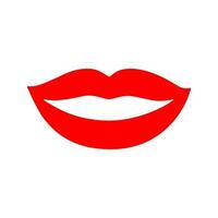 labios vector icono. Beso ilustración signo. mujer símbolo. amor logo.