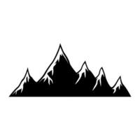 Mountains icon vector. hike illustration sign. wild nature symbol or logo. vector