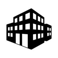 Building icon vector. House illustration sign. skyscraper sign or symbol. vector