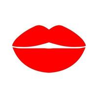 labios vector icono. Beso ilustración signo. mujer símbolo. amor logo.