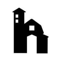 Barn icon vector. farm illustration sign. depository symbol or logo. vector