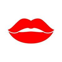 Lips vector icon. kiss illustration sign.  woman symbol. love logo.