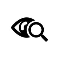 Eye icon vector. optic illustration sign. open symbol. see logo. vector