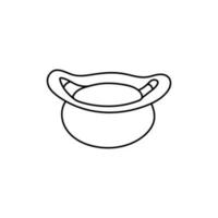 Pottery Line Simple Creative Logo vector
