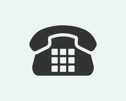 Phone icon vector illustration. Call center app. Telephone icons trendy flat style. Contact us line silhouette.