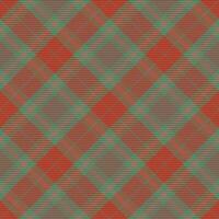 Check plaid seamless fabric texture. Diagonal print. vector