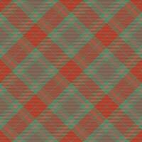 Check plaid seamless fabric texture. Diagonal print. vector