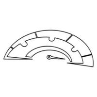 speedometer logo vector illustration