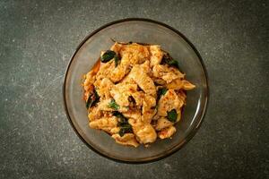 Stir Fried Chicken with Chili Paste photo