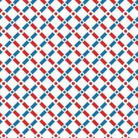 abstract repeatable red and blue grid geometric pattern perfect for tablecloth, wallcloth. vector