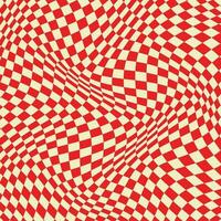 abstract red and white wave pattern for wallpaper and background. vector
