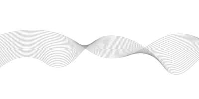 abstract grey wave thin lines pattern art. vector