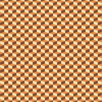 abstract geometric brown cube shape pattern vector. vector