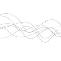 abstract isometric wave thin line art pattern. vector