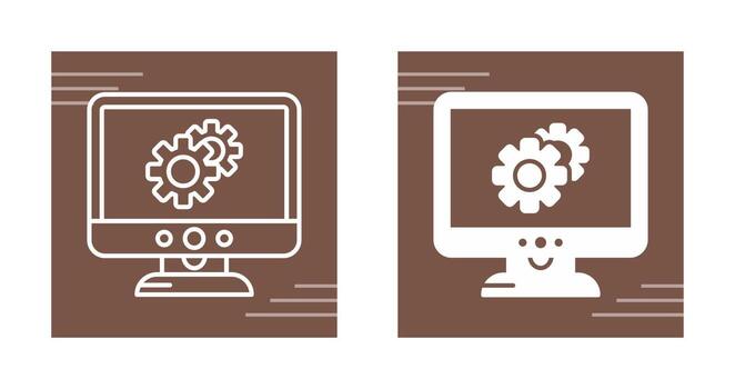 tecnología vector icono conjunto