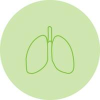 icono de vector de pulmones