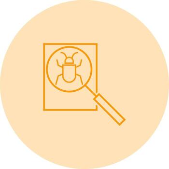 icono de vector de depuración
