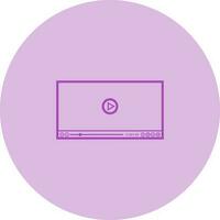 Video Player Vector Icon