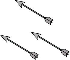 flechas Caballero vector. sencillo minimalista diseño, icono símbolo ilustración modelo vector