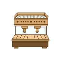Coffee Machine For Cafe Design Illustration vector
