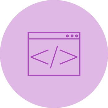 Html Coding Vector Icon