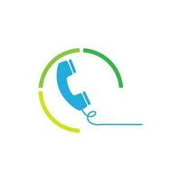 Call Center logo vector illustration design template