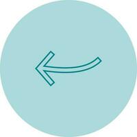 Arrow Pointing Left Vector Icon