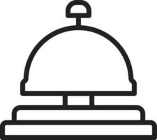 Bellhop Bell icon vector image. Suitable for mobile apps, web apps and print media.