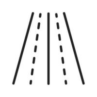Highway icon vector image. Suitable for mobile apps, web apps and print media.