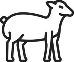 Lamb icon vector image. Suitable for mobile apps, web apps and print media.