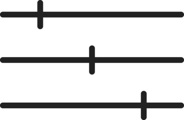 Level Slider icon vector image. Suitable for mobile apps, web apps and print media.