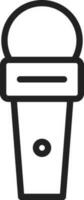 News Mic icon vector image. Suitable for mobile apps, web apps and print media.