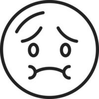 Nauseated Face icon vector image. Suitable for mobile apps, web apps and print media.