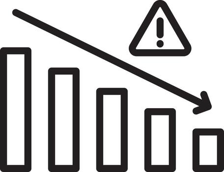 Reduce Business Risk icon vector image. Suitable for mobile apps, web apps and print media.