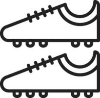 fútbol botas icono vector imagen. adecuado para móvil aplicaciones, web aplicaciones y impresión medios de comunicación.