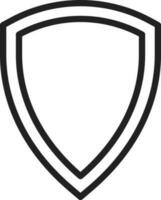 Shield icon vector image. Suitable for mobile apps, web apps and print media.
