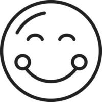 Smiling Face icon vector image. Suitable for mobile apps, web apps and print media.