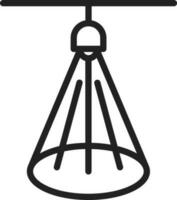 Spotlight icon vector image. Suitable for mobile apps, web apps and print media.