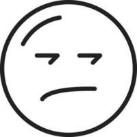 Unamused Face icon vector image. Suitable for mobile apps, web apps and print media.