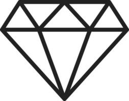 Gem Stone icon vector image. Suitable for mobile apps, web apps and print media.