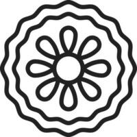 Moon Cake icon vector image. Suitable for mobile apps, web apps and print media.
