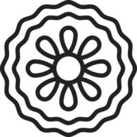 Moon Cake icon vector image. Suitable for mobile apps, web apps and print media.