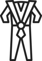 Ninja Dress icon vector image. Suitable for mobile apps, web apps and print media.