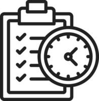 Time Management icon vector image. Suitable for mobile apps, web apps and print media.