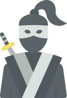 Kunoichi icon vector image. Suitable for mobile apps, web apps and print media.