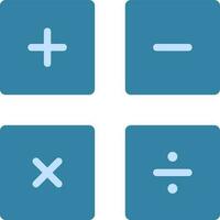 Math Symbols icon vector image. Suitable for mobile apps, web apps and print media.