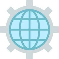 Network Settings icon vector image. Suitable for mobile apps, web apps and print media.